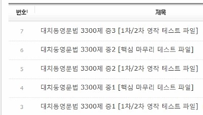 [대치동영문법3300제 중2]대치동..효과를 기대하며