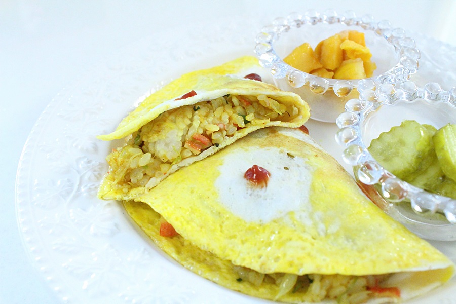 더욱 맛있게 먹는 허니망고카레 오므라이스