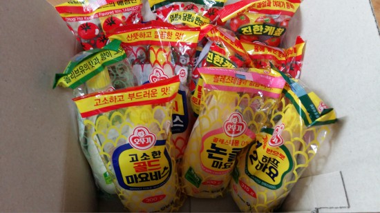 마요네스 관련 설문조사 당첨 오뚜기 마요네즈 키트박스 도착했어요...