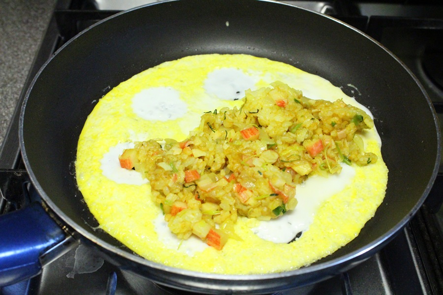 더욱 맛있게 먹는 허니망고카레 오므라이스