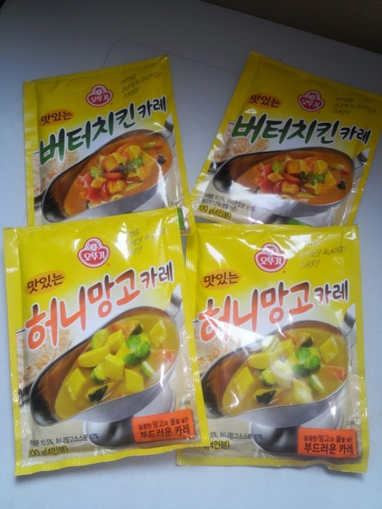 오뚜기 허니망고 카레 & 버터치킨카레우리 가족입맛에 굿