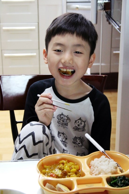 허니망고카레로 만든 달콤하고 부드러운 카레돈까스 ~