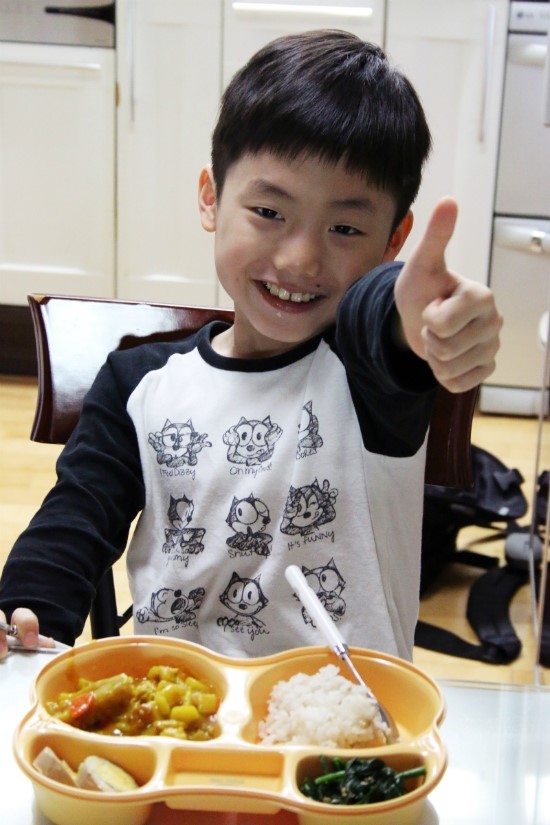 허니망고카레로 만든 달콤하고 부드러운 카레돈까스 ~