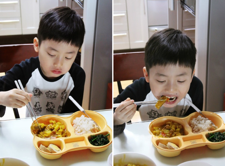 허니망고카레로 만든 달콤하고 부드러운 카레돈까스 ~