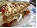 [아컴]두부떡갈비 샌드위치
