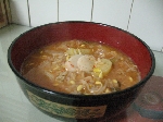쌀쌀한 날에 김치 콩나물 국밥