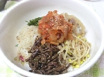 나물 김치 비빔밥