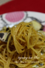 노란 파스타 (카레맛 파스타)