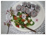 봄을 담은 셀러드와 벚꽃김밥