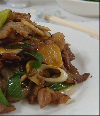 돼지고기간장소스구이