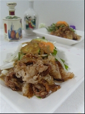 차돌박이 야채샐러드