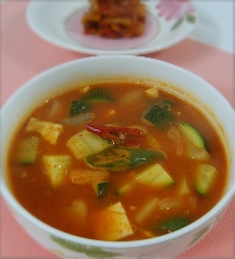 호박고추장찌개